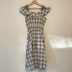 Gingham summer dress